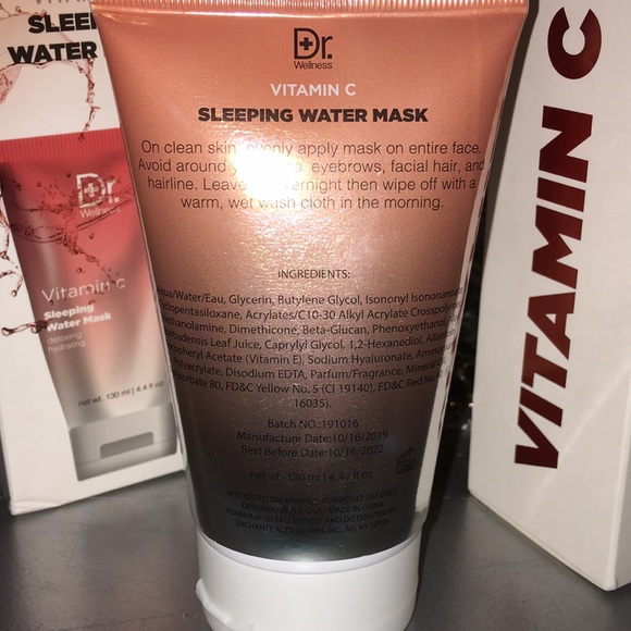 Dr. Wellness Vitamin C Sleeping Water Mask- NIB - Picture 4 of 10